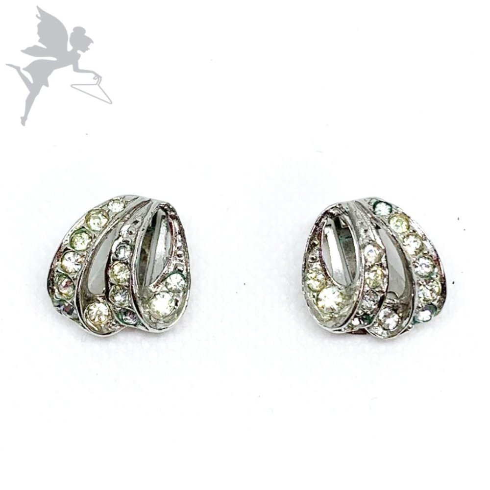 VINTAGE SIGNED 1930's DORSON'S Clip on earrings
